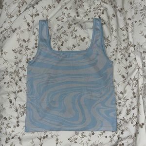 hollister cropped tank top